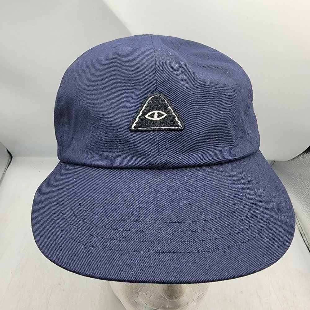 Poler Camp Vibes Big Bill Flopster Strapback Hat Blue Casual Hiking Outdoors